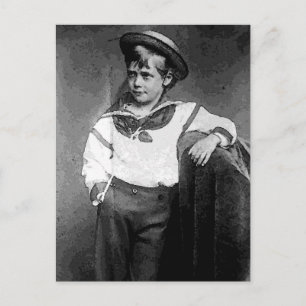 Postal Niño victoriano