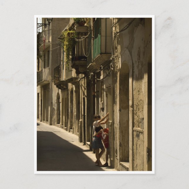 Postal niños (Anverso)