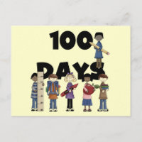 Niños 100 días de camisetas escolares y regalos