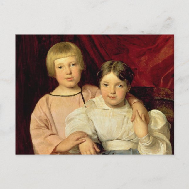 Postal Niños, 1834 (Anverso)