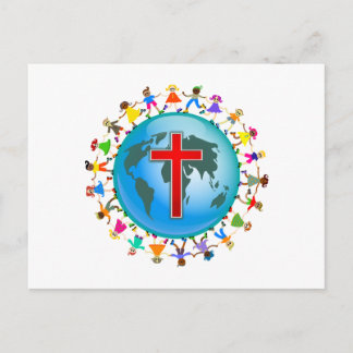 Postal Niños cristianos