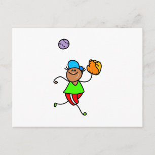 Postal Niños de béisbol