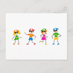 Postal Niños de verano