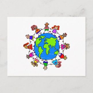 Postal Niños del mundo