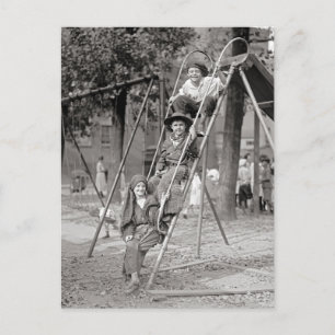 Postal Niños disfrazados, 1922