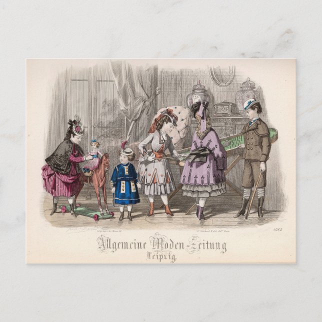 Postal Niños en juego (Anverso)