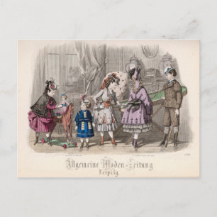 Postal Niños en juego