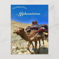 Niños en un camello en Herat Afganistán
