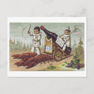 Postal Niños langostas