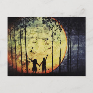 Postal Niños lunares