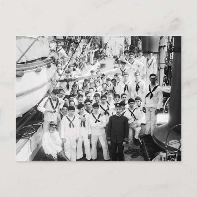 Postal Niños marineros de Nueva York: 1913 (Anverso)