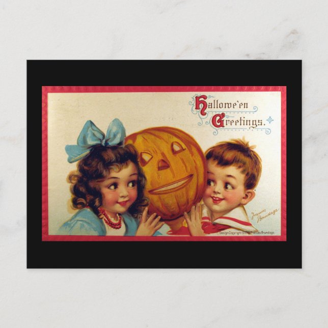 Postal Niños pequeños (Anverso)
