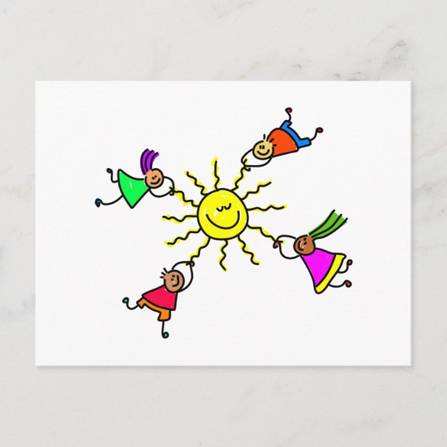 Postal Niños Sun (Anverso)