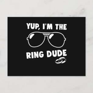 Postal Niños Yup IM The Ring Dude Boda Bearer Boys