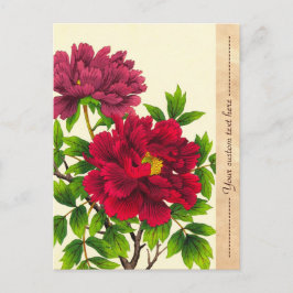 Postal Nishimura Hodo Flores japonesas bellas arte