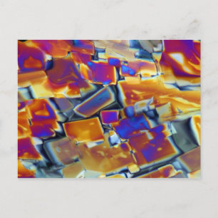 Postal Nitrato de itrio en el microscopio