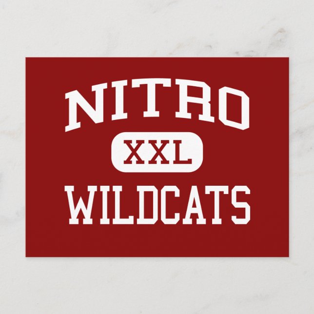 Postal Nitro - Wildcats - High - Nitro West Virginia (Anverso)