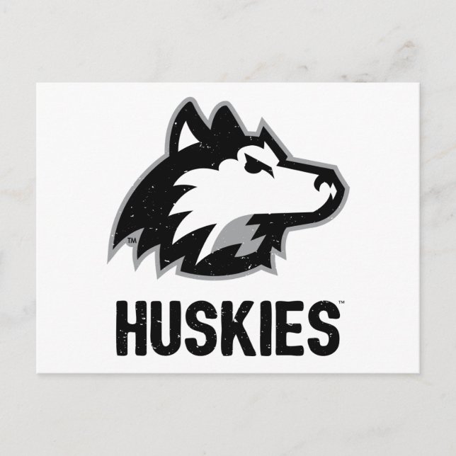 Postal NIU Huskies Molestos (Anverso)