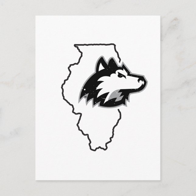 Postal NIU Huskies State Love (Anverso)