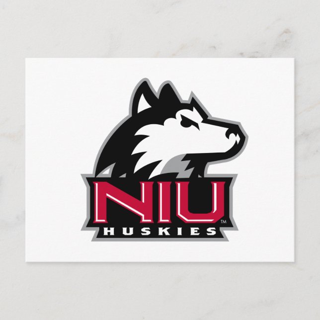 Postal NIU Huskies Wordmark (Anverso)