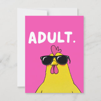 Postal Nivel de adulto: Jefe Pollo