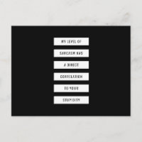 Nivel De Sarcasmo Tu Estupidez Graciosa