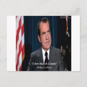 Postal Nixon & No soy un ladrón cita