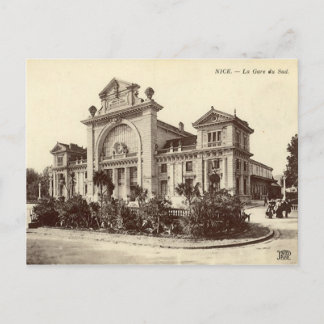 Postal Niza - La Gare du Sud
