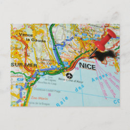 Postal Niza, Riviera Francesa, Francia