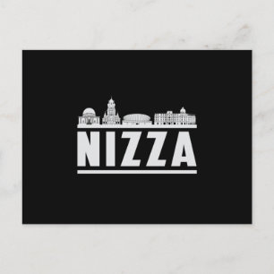 Postal Nizza City Skyline Cityscape Trip Idea divertida d
