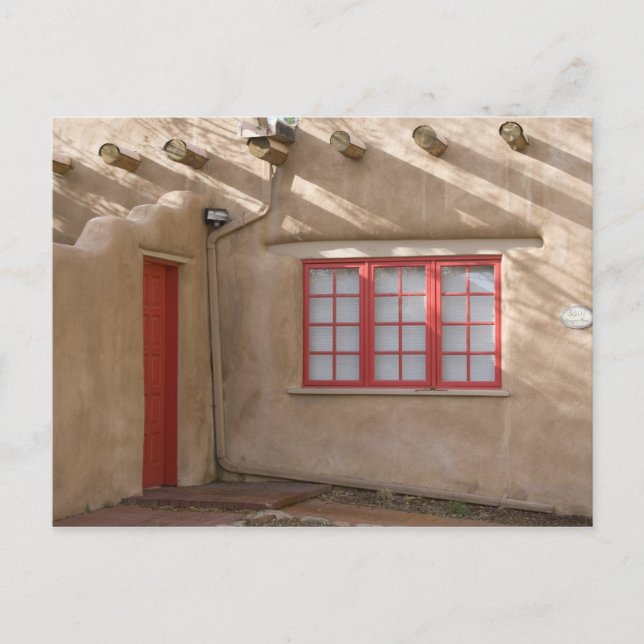 Postal NM, Nuevo México, Santa Fe, Canyon Road, legendari (Anverso)