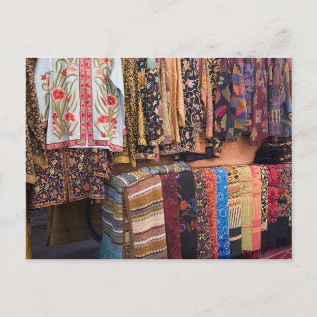 Postal NM, Nuevo México, Santa Fe, Ropa Navajo, (Anverso)