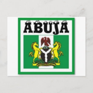 Postal No1 Abuja, Nigeria Mapa De Camiseta Y Etc