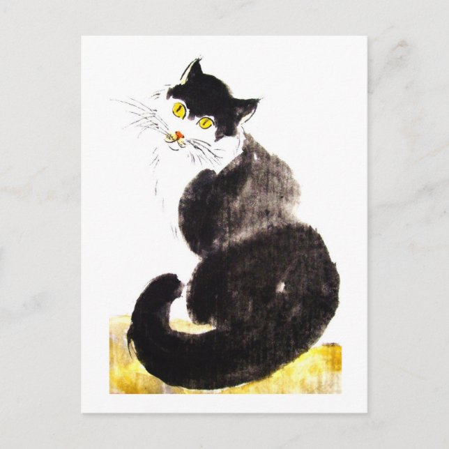 Postal No. 06 * Katzen-Kunst-Postkarte * Cat-Art-Postcard (Anverso)