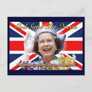 Postal No.1 jubileo de diamante del HM reina Elizabeth