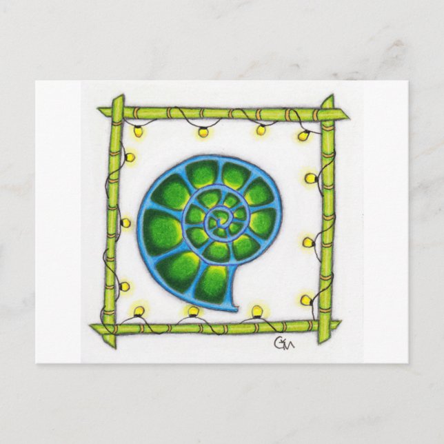 Postal No. 37 Fiesta tropical (Anverso)