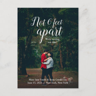 Postal No 6 Pies De Distancia Nueva fecha de Boda Cal