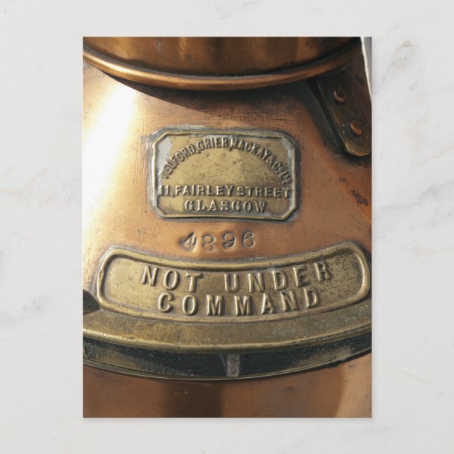 Postal No bajo comando (Anverso)