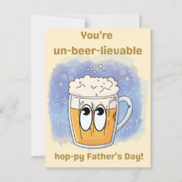 Postal no-beer-lievable - Edición limitada del Día del Pa