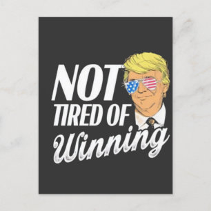 Postal No cansada de ganar el Día de la Inauguración de T