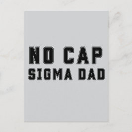 Postal No Cap Sigma Papá Día del Padre cumpleaños Diverti