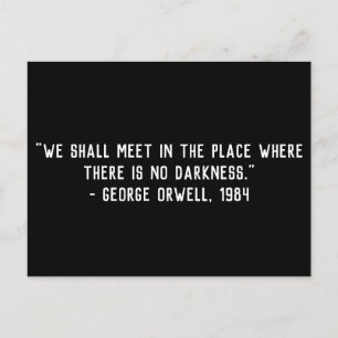 Postal No Darkness Orwell Cita