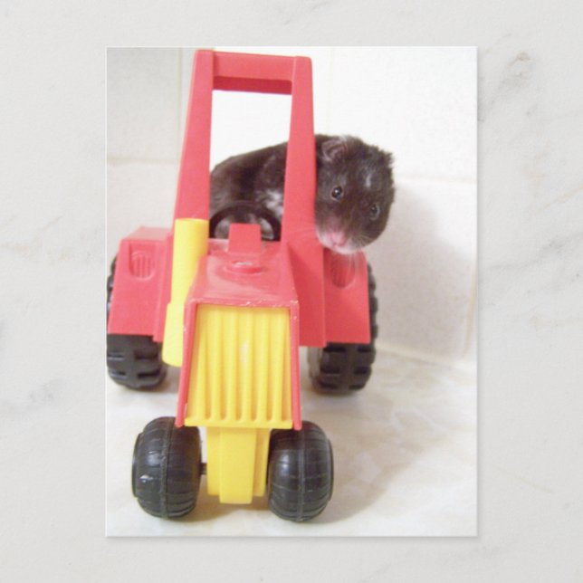 Postal no de conducción de tractores (Anverso)