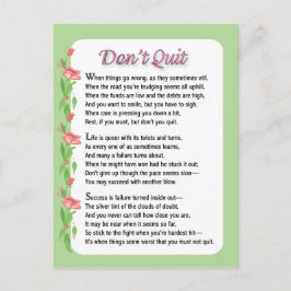 Postal No dejes el poema