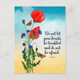 Postal No dejes que tus corazones se molesten