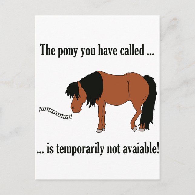 Postal ¡No disponible! (Anverso)