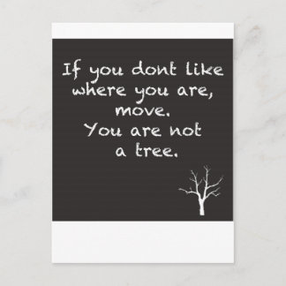 Postal NO eres un árbol