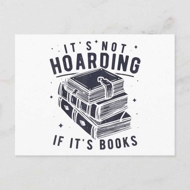 Postal No es acaparamiento si son lectores de libros que  (Anverso)