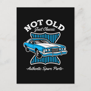 Postal No es Antiguo, Solo Diseño Clásico de Coche Retro