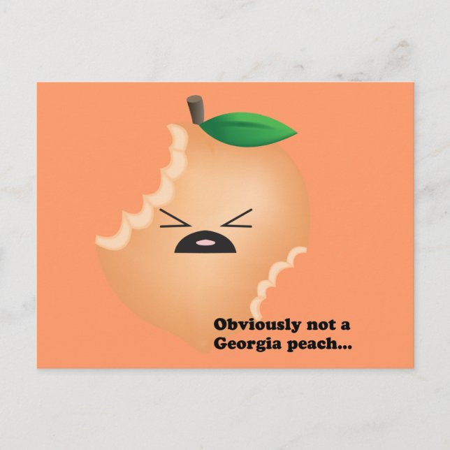 Postal No es Georgia-Peach (Anverso)